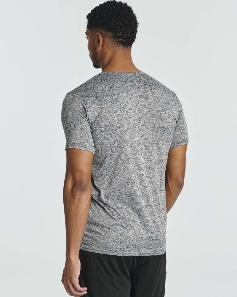 REALESSENTIALS Real Essentials 5 Pack: Menâ€™s Short Sleeve Dry Fit T-Shirts â€“ Moisture Wicking Athletic Workout Gym Fitness Casual Tees, Set 1, XX-Large - Image 3